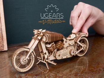 Ugears 3D Puzzle Motorrad Bike VM-02