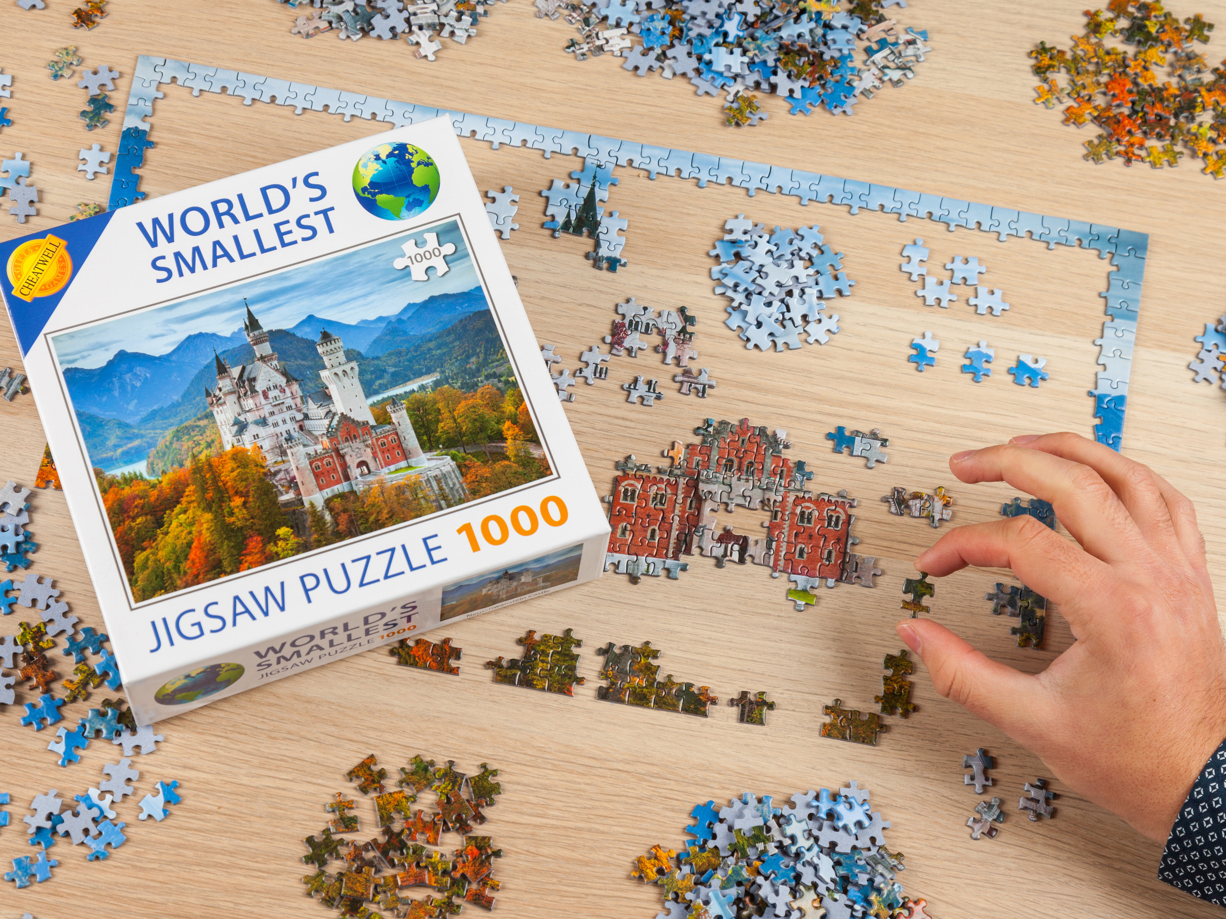 Kleinste 1000-Teile-Puzzle der Welt | Kleinstes Puzzle